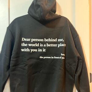 Inspirational Black Hoodie